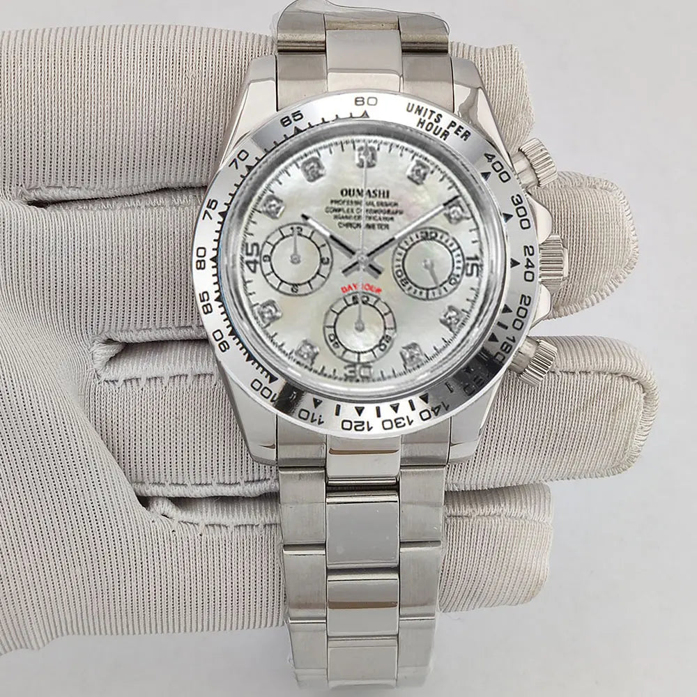 VK63 watches 39.3mm Luxury Watch Men's Chronograph New Men's watch Business Watch Men's VK63 Men's Chronograph Waterproof 10ATM