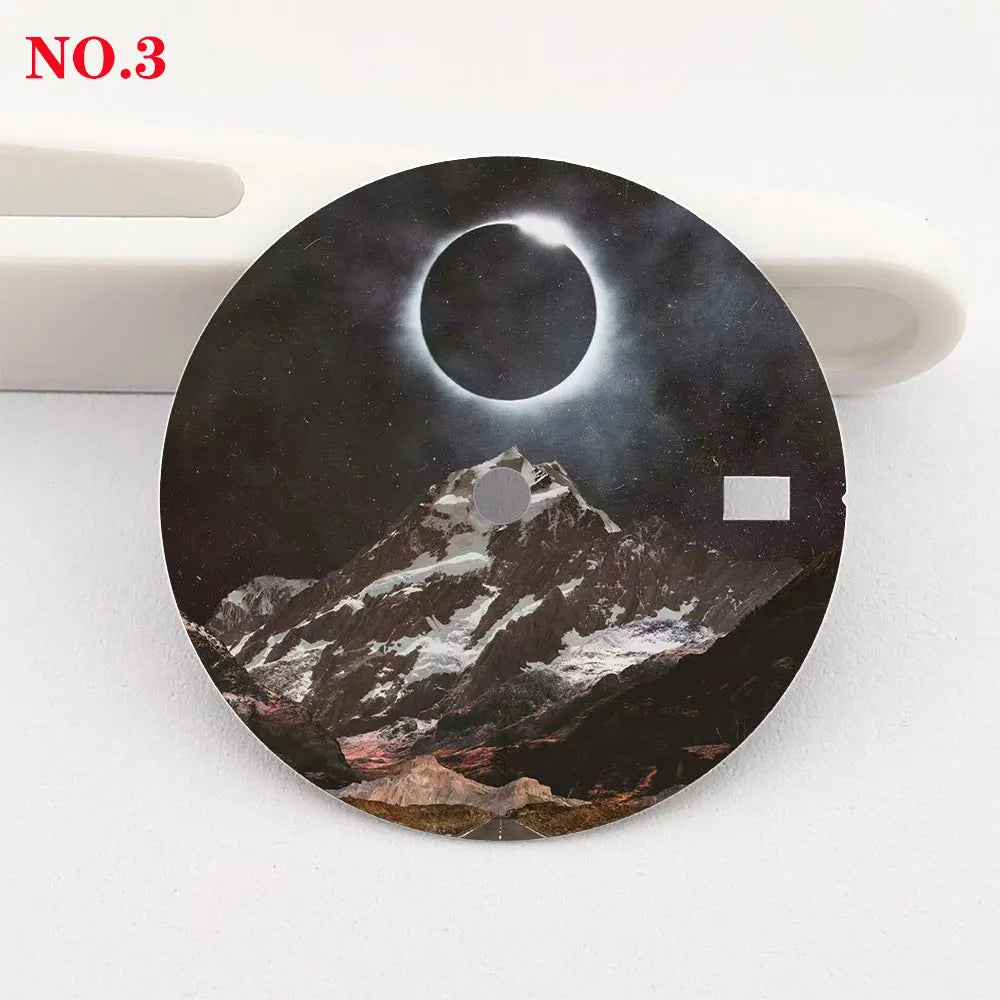 28.5mm Creative Watch Dial Suitable for NH35/36 Movement NH35 Watch Modification Accessories Custom LOGO Dial