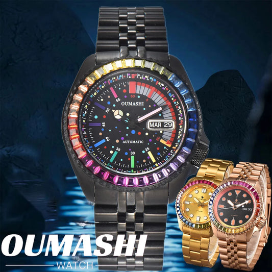 Luxury SKX007 Watch C3 Luminous 316L sapphire crystal 10ATM waterproof NH36A automatic men mechanical watch NH35
