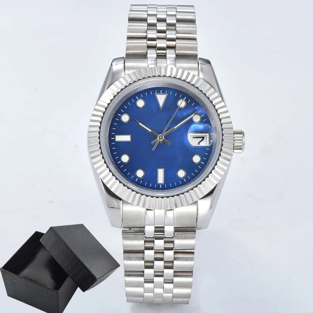 Watches 36mm 39mm NH35 watch Movement Purple Blue Green Gold Mother of Pearl 316 Stainless steel NH35a Mechanical watch for men