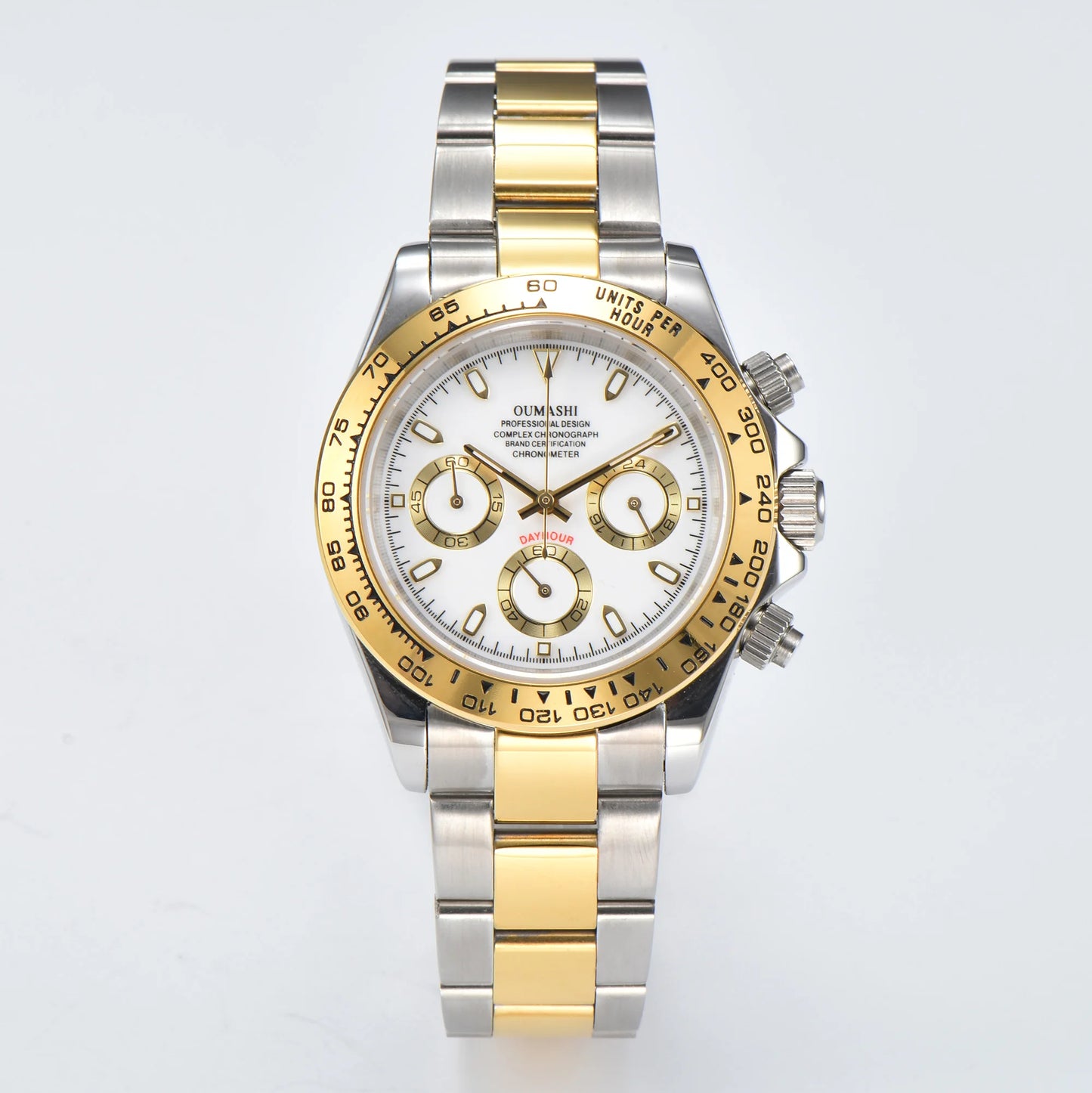 Luxury man 39.3mm quartz Chronograph Business Watch Men's VK Series 63 Sport Sapphire Glass Panda Dial Ceramic Bezel VK63 Watch