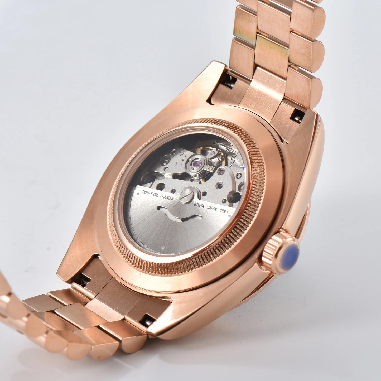 39mm Men's watch 8285 Watch Chocolate Dial Stainless Steel sapphire Glass Men's Automatic Watch 10bar Waterproof miyota 8285