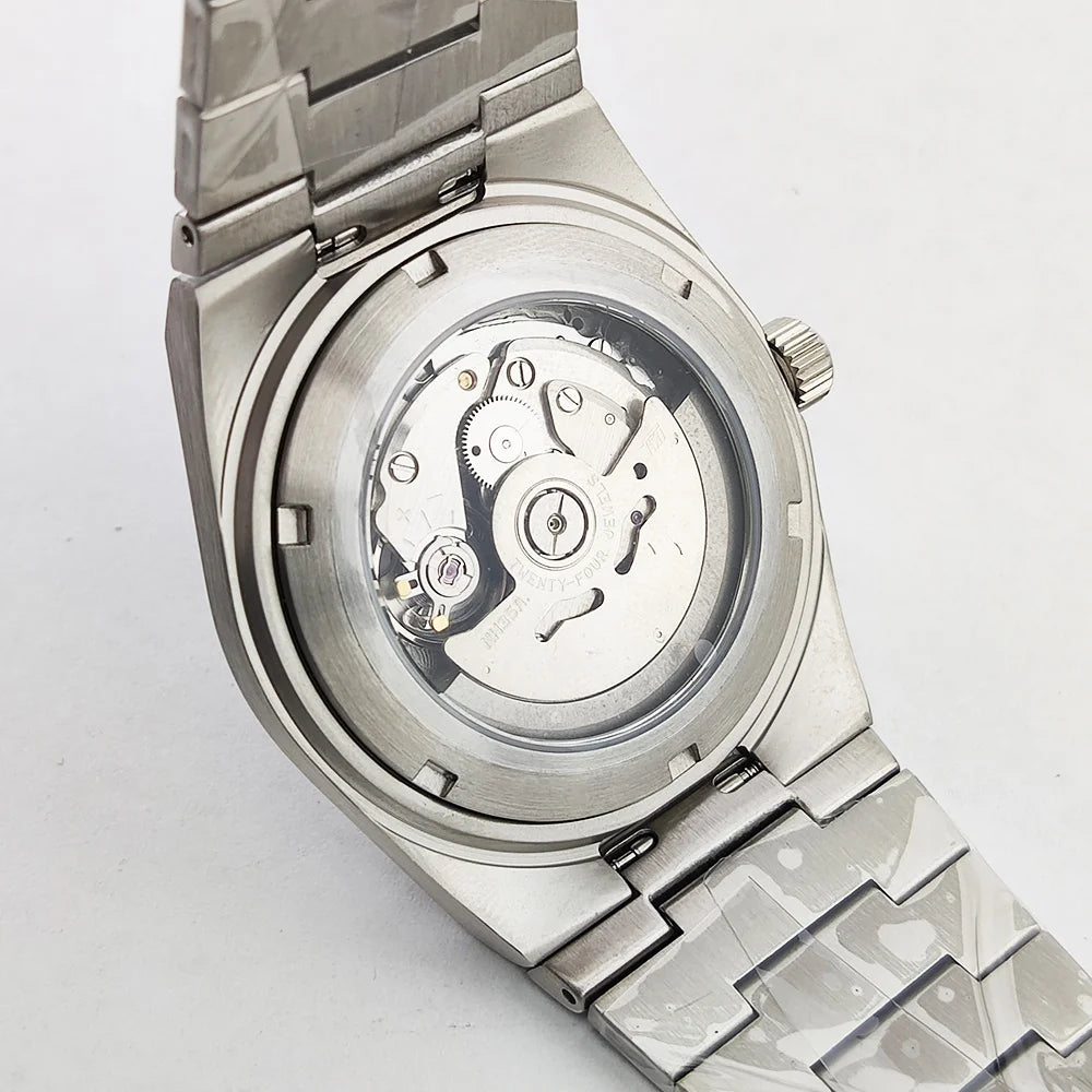 NH35A Watch Luxury 39.6mm Men's Mechanical Automatic C3 Luminous AR Sapphire NH35 100m waterproof Music Festival Watch for men