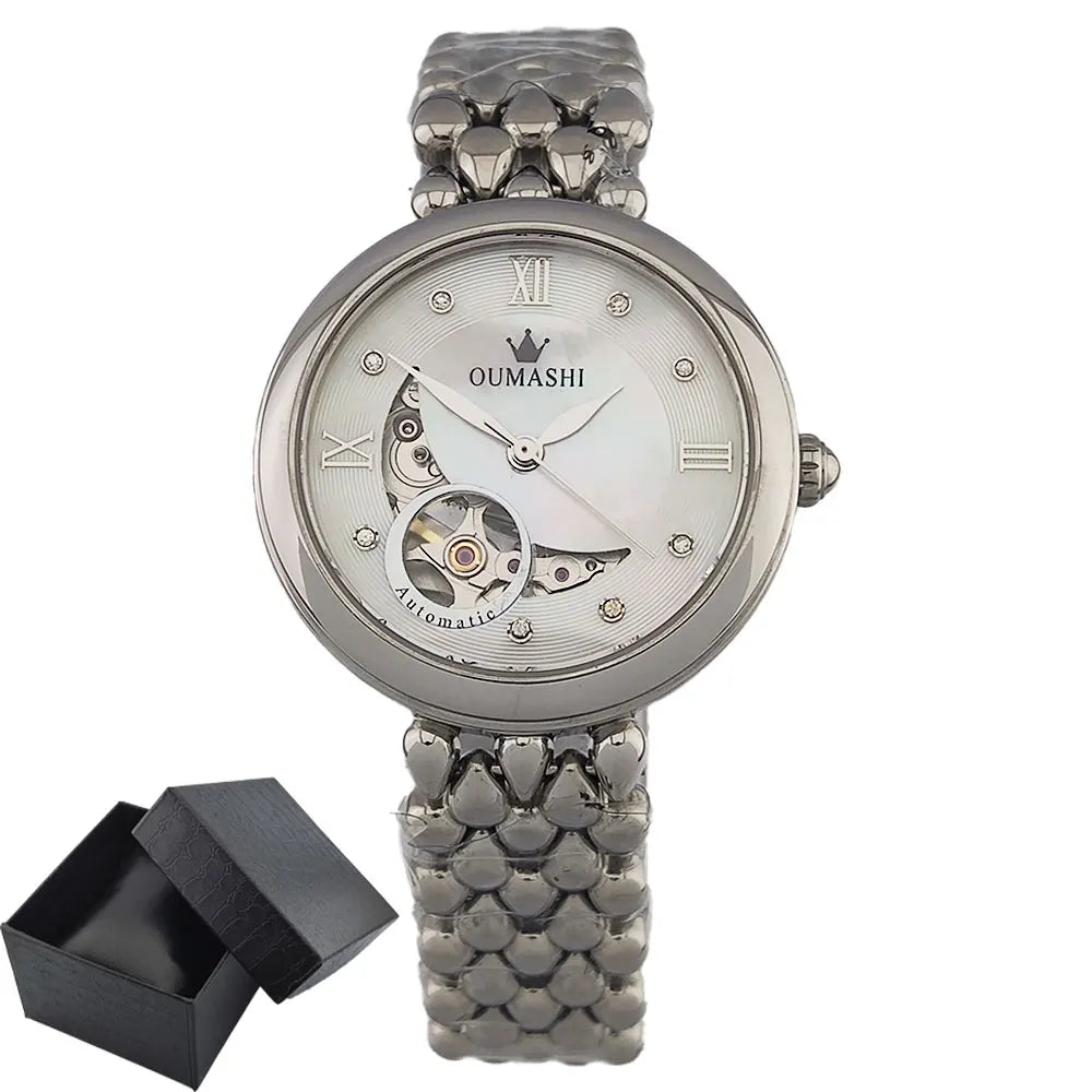 Luxury Fashion Women's Wristwatch Watch For Women Mechanical watch Ladies Elegant Gift Waterproof  5ATM Clock Reloj