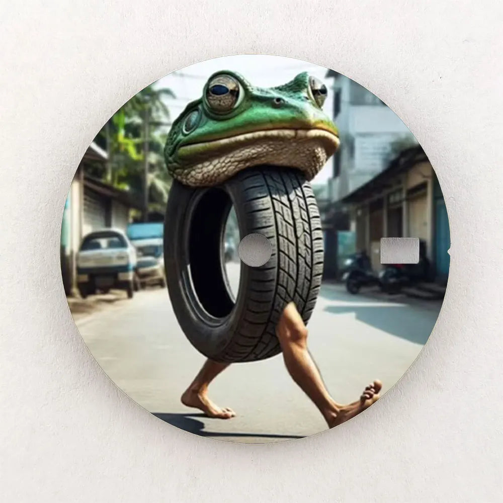 Watch Dial 28.5mm nh35 Dial Tung tung tung sahar Color Printing Custom Dial Watch Face Suitable For NH35/36 Movement Watch Parts