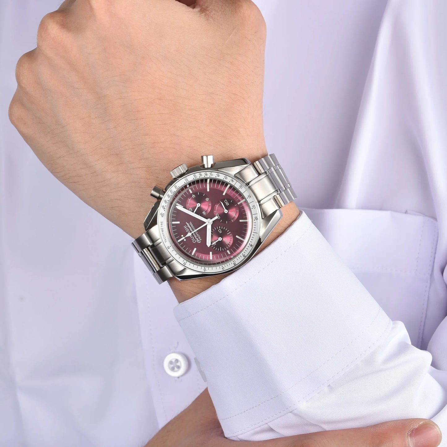 41.5mm Watch VK63 Movement Men's Watch Moonshot Design Fashion six-pin sapphire mirror luxury watch waterproof 10ATM
