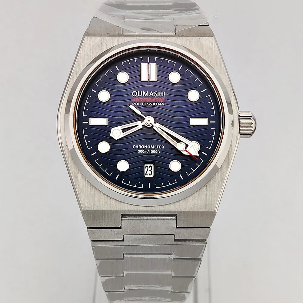 NEW WATCH player's NH35 Fashion Men's Automatic Mechanical Watch Luxury Sapphire AR Coating Stainless Steel Waterproof 10 Bar