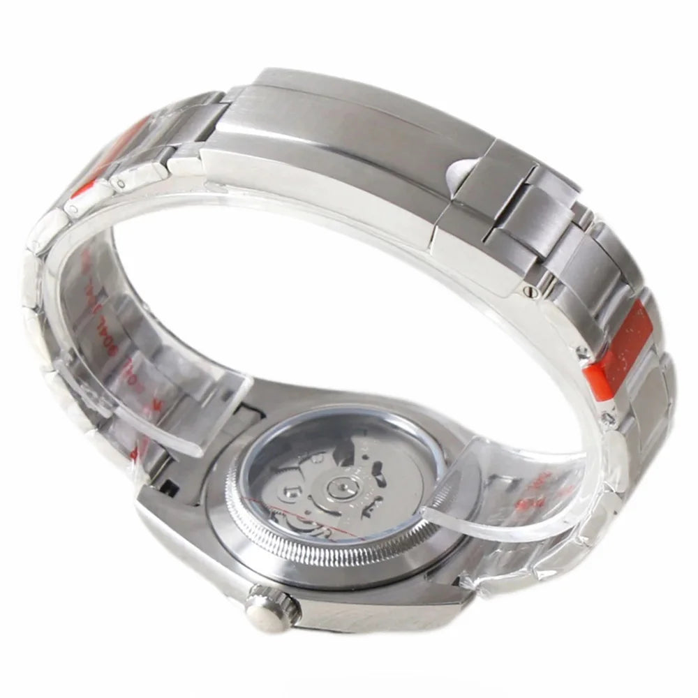 Watch NH series 35 36mm/39mm case Who cares im already late Watch No Logo dial Blue Text Dial Sapphire Glass Luxury men'watch