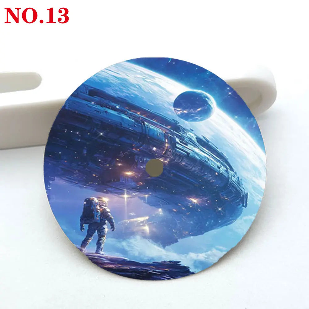 28.5mm watch dial NH35 dial astronaut custom dial color printing watch components compatible with NH35/36 movement
