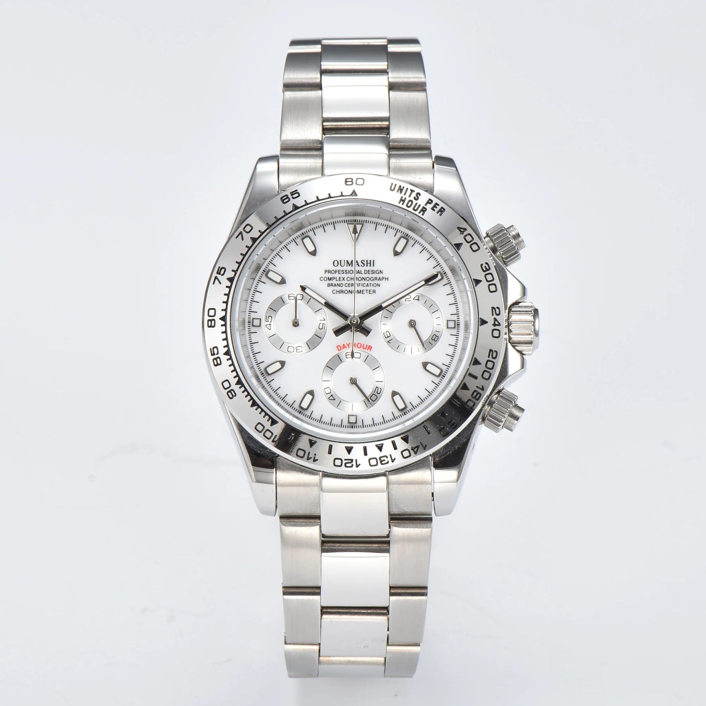 Luxury Sports Quartz Watch Sapphire Glass 316L stainless steel waterproof for men's custom watches with VK63 watch movement