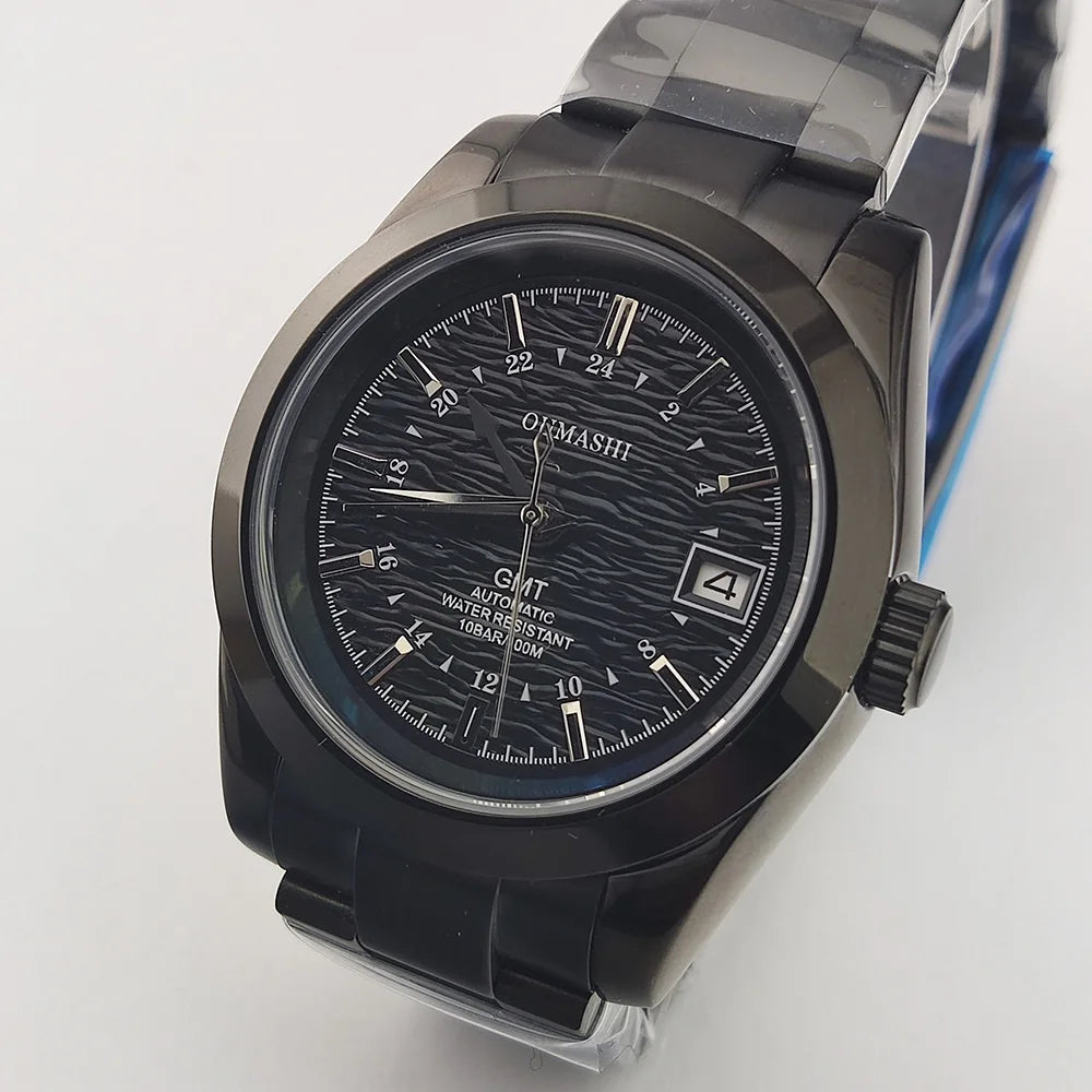 Watches NH35A 39mm GMT Dials NH34 Stainless steel luxury men's Watch Automatic mechanical sapphire glass waterproof 10ATM