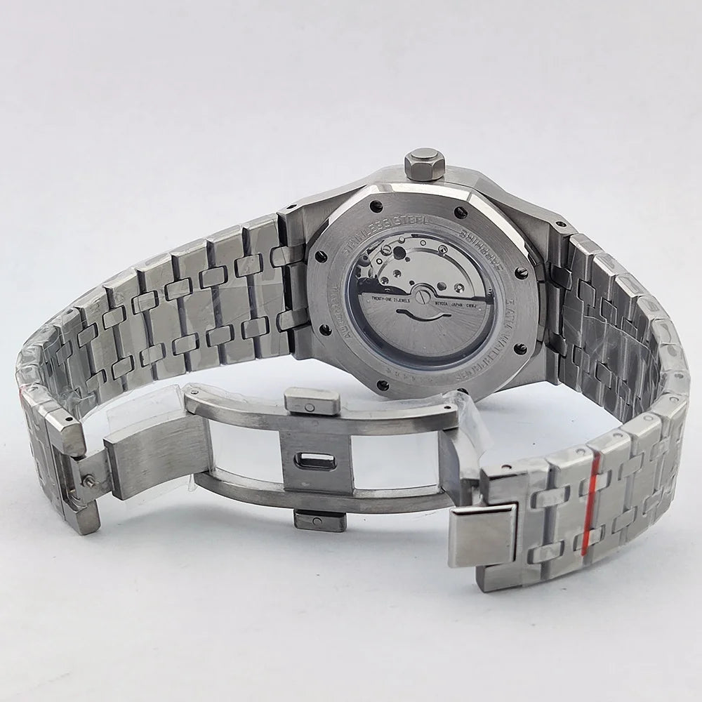 MIYOTA 8215 Men's Mechanical Automatic Watch Luxury C3 Glow-in-the Dark AR Sapphire 100m waterproof Music Festival Watch for men