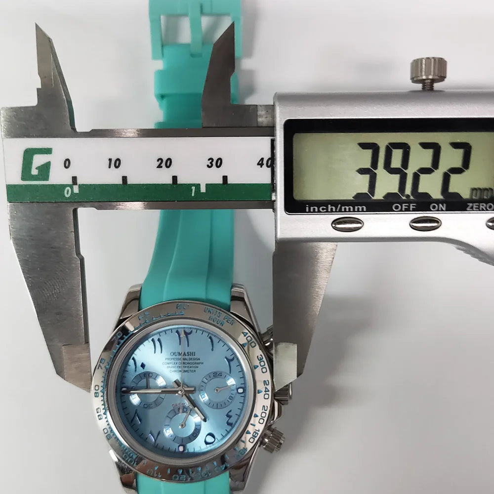 39.3mm VK Series 63 watch Men's watch Arabian Dial Men's watch Luxury Quartz watch VK63 Sport Chronograph Sapphire Glass watches