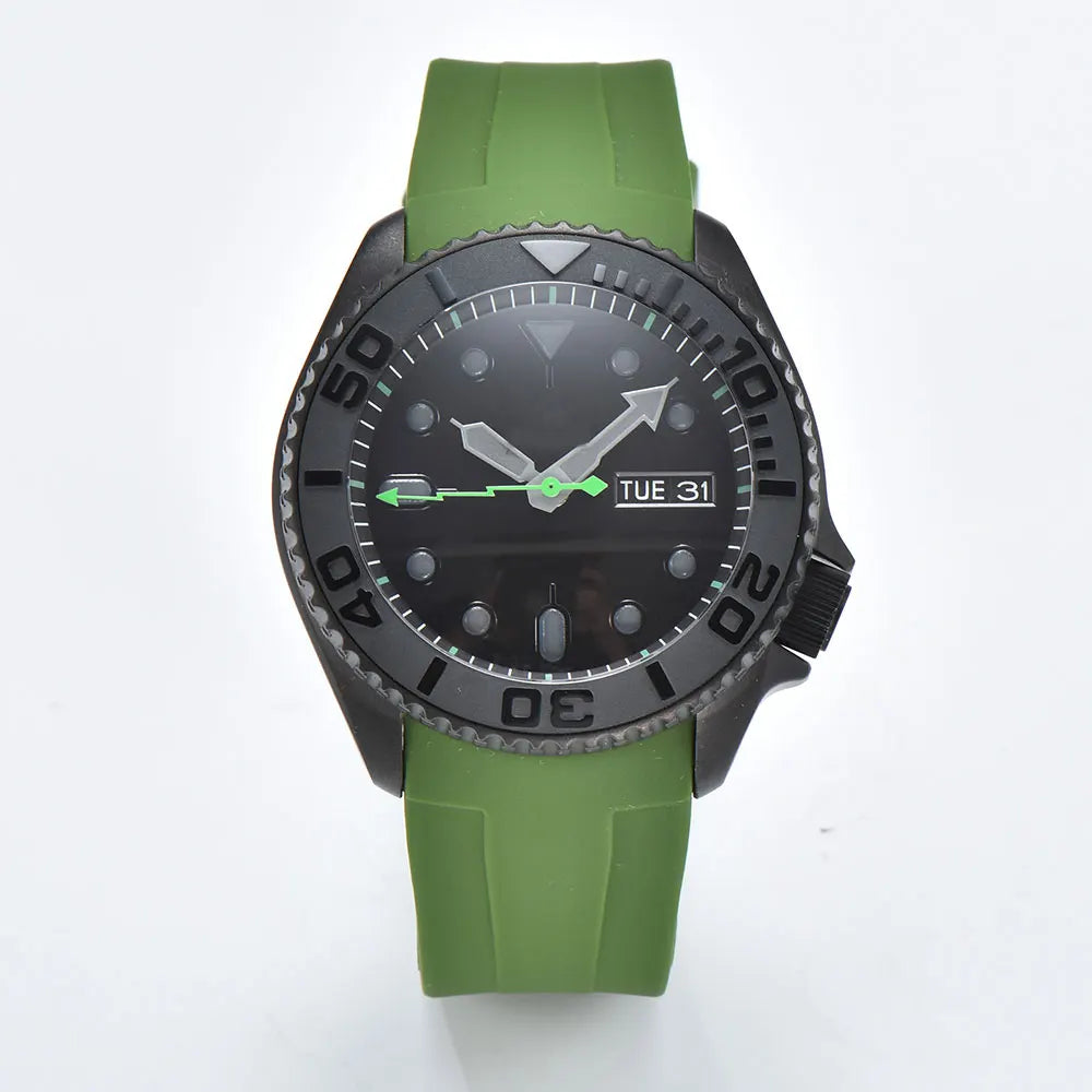 Luxury Watches Men 41.5mm SKX007 NH36 Automatic Mechanical Watch Sapphire Mirror Waterproof Stainless Steel Diving