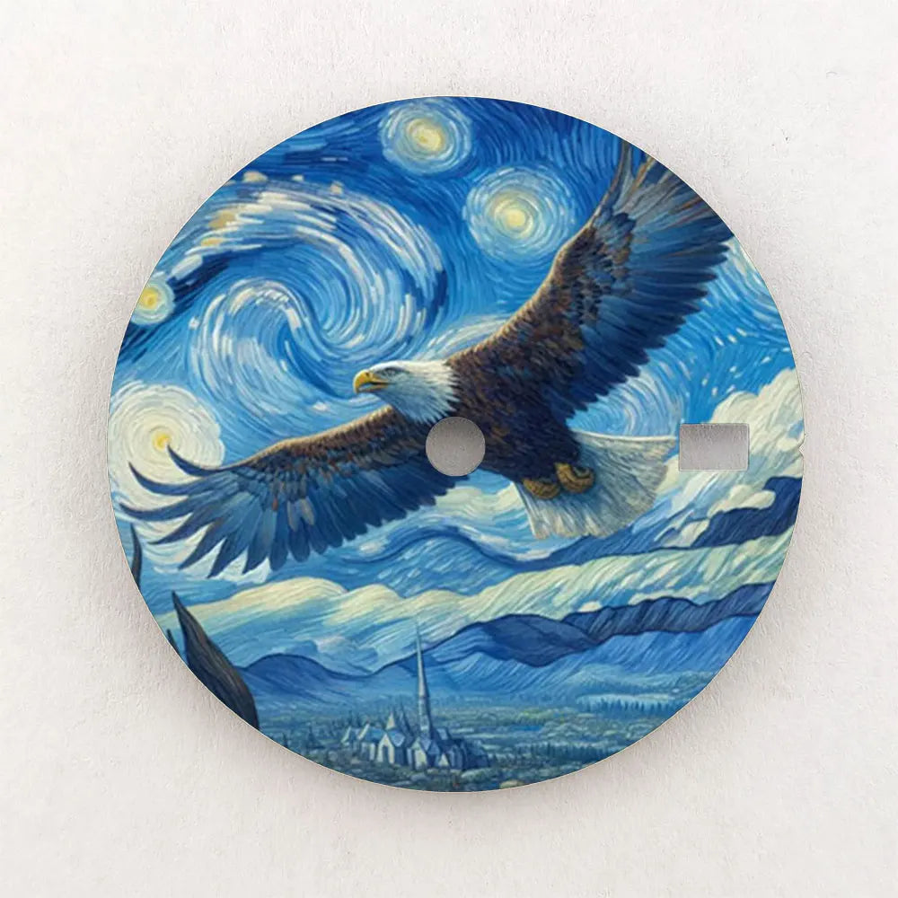28.5mm Customized dial NH35 dial Creative color-printed series dial is suitable for NH35/36 movement watch accessories