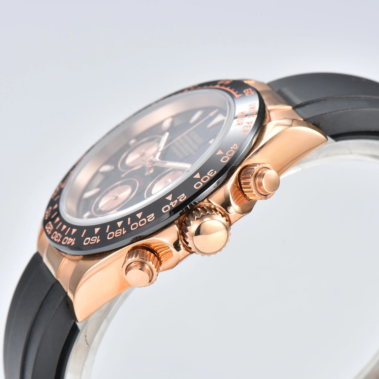 39mm Men's VK series63 Chronograph watch sapphire stainless steel waterproof 10ATM case Luminous solid case men's sports watch
