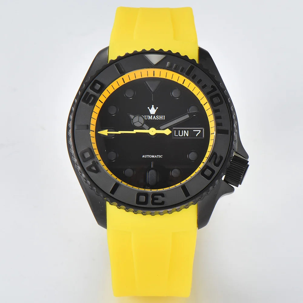 Luxury Watches Men 41.5mm SKX007 NH36 Automatic Mechanical Watch Sapphire Mirror Waterproof Stainless Steel Diving
