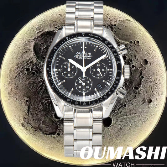 41.5mm Watch VK63 Movement Men's Watch Moonshot Design Fashion six-pin sapphire mirror luxury watch waterproof 10ATM