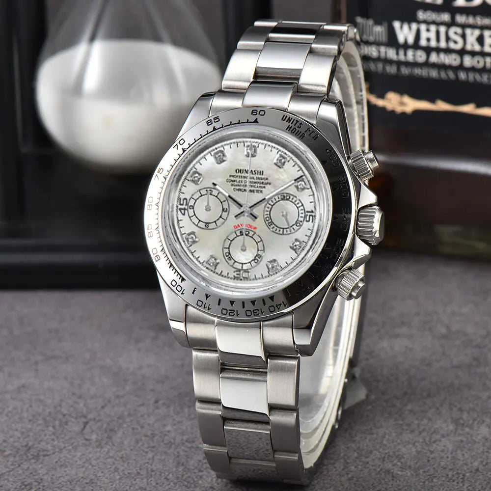 VK63 watches 39.3mm Luxury Watch Men's Chronograph New Men's watch Business Watch Men's VK63 Men's Chronograph Waterproof 10ATM