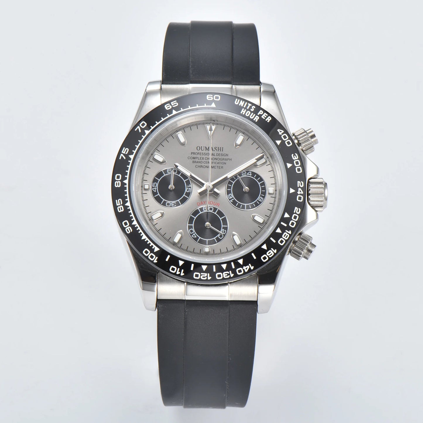 VK63 Watch 39.3mm Luxury Watch Men's Chronograph New men's rubber Bracelet Business Watch Men's VK63 Men's  Waterproof 10ATM