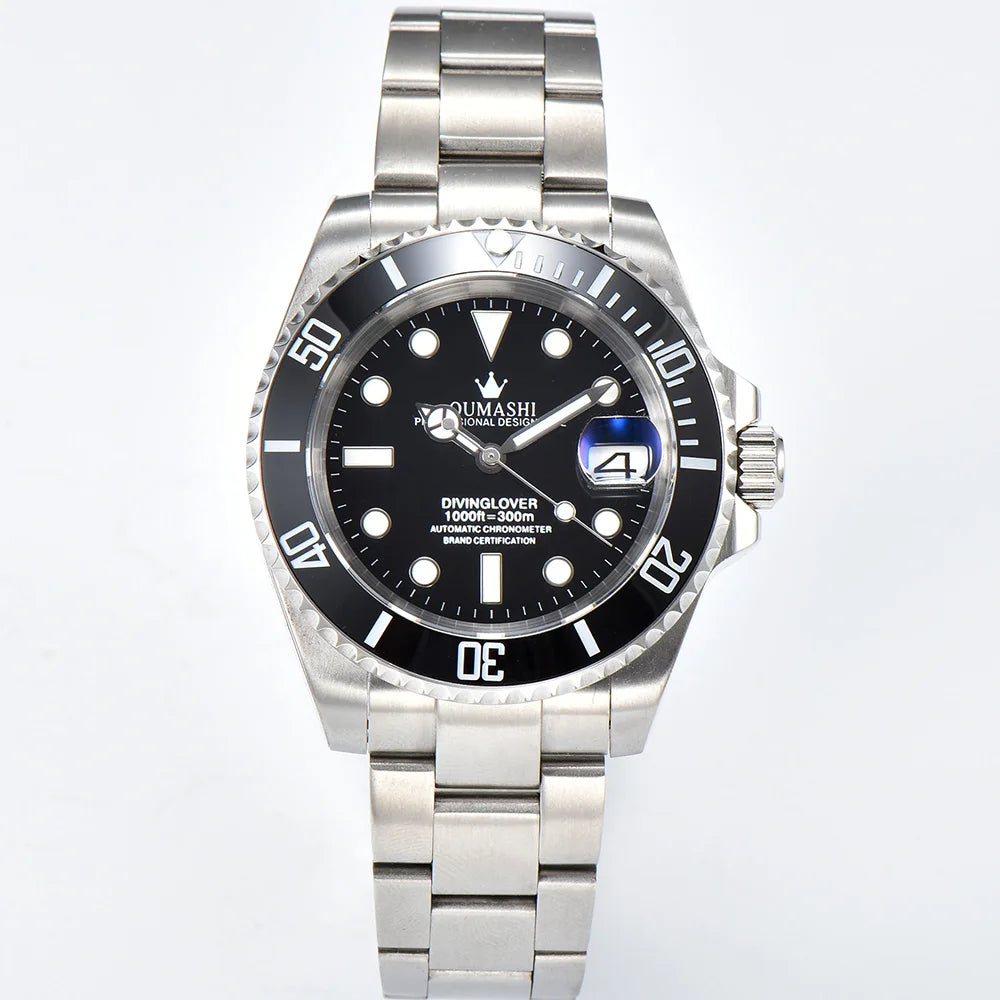 NH35 WATCH luxury Men Mechanical Wristwatch 41mm Stainless Steel Men Watch NH35 Sapphire Glass Men Watches reloj