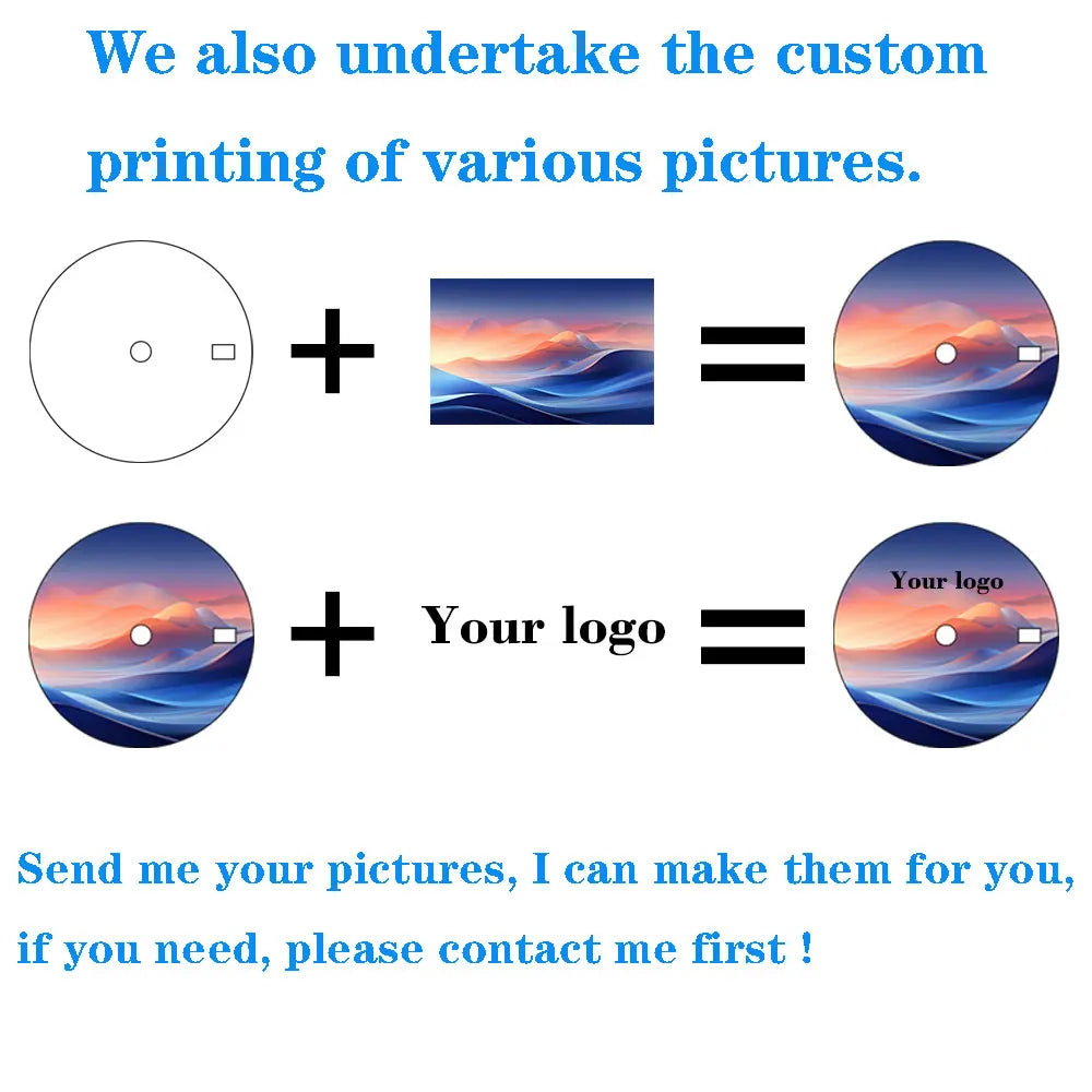 28.5mm watch dial NH35 dial astronaut custom dial color printing watch components compatible with NH35/36 movement