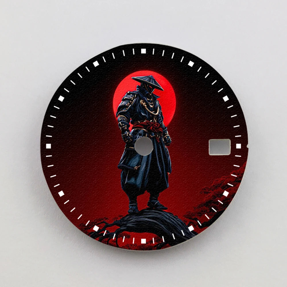28.5mm Watch Dial nh35 Dial Custom Pattern Dial Color Printing nh35 Watch Face Fit NH35/36 Movement Watch Parts