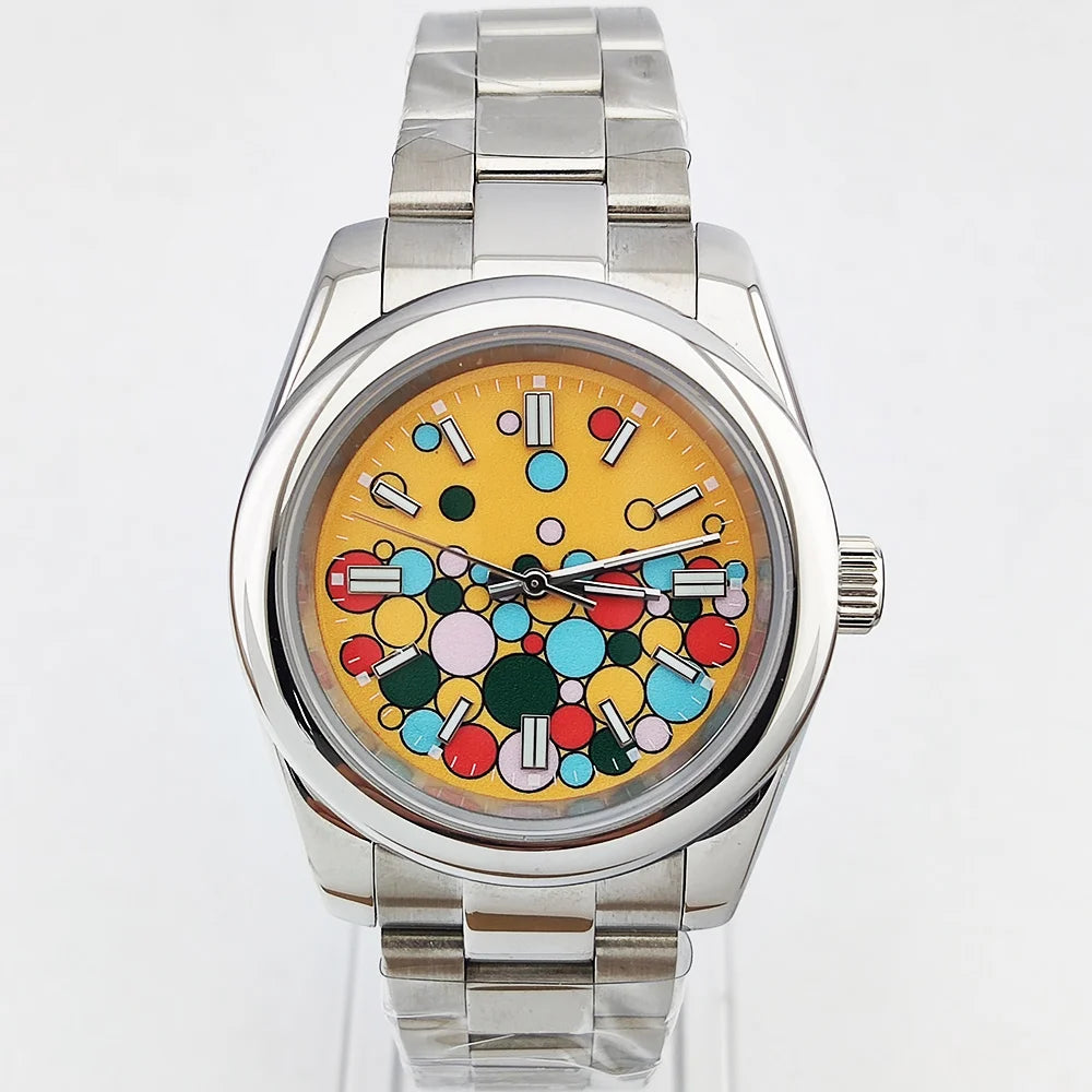 Bubble ball watch 36MM/39MM Women/Men Automatic Mechanical Watches NH35 Sapphire Stainless Steel 10Bar Relogio Masculino