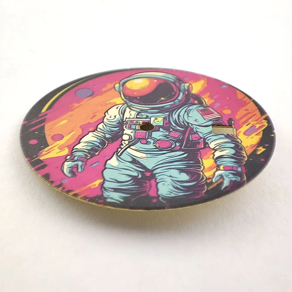 Astronaut element 35mm dial NH35 dial Creative color-printed series dial is suitable for NH35/36 movement watch accessories