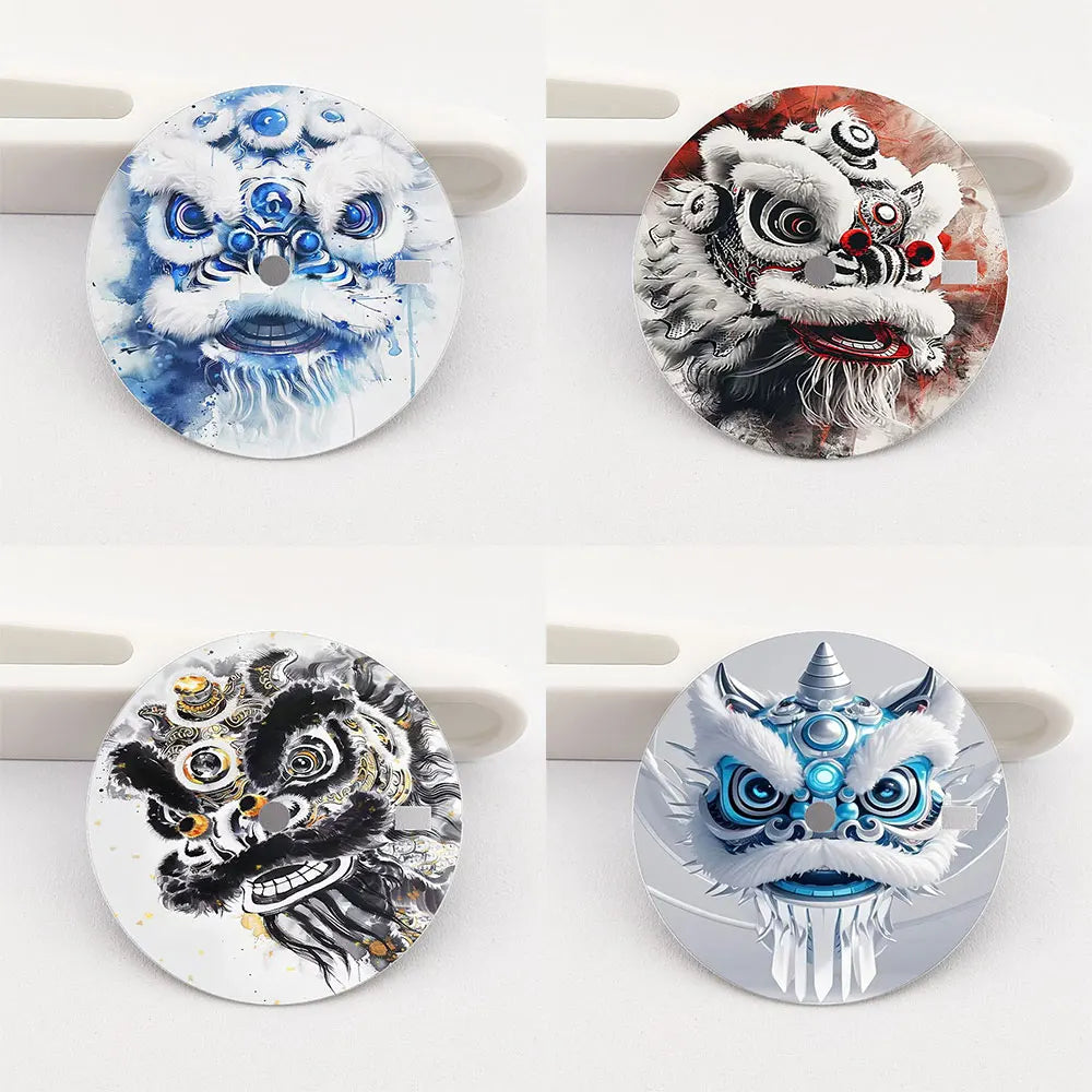 28.5mm watch dial NH35 dial custom dial color printed watch components compatible with NH35/36/ pt5000 movements