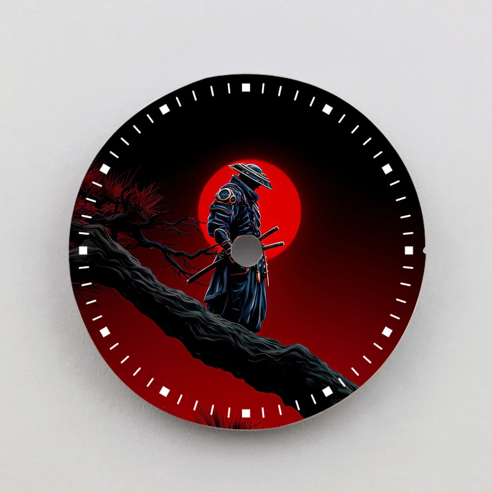 28.5mm Watch Dial nh35 Dial Custom Pattern Dial Color Printing nh35 Watch Face Fit NH35/36 Movement Watch Parts